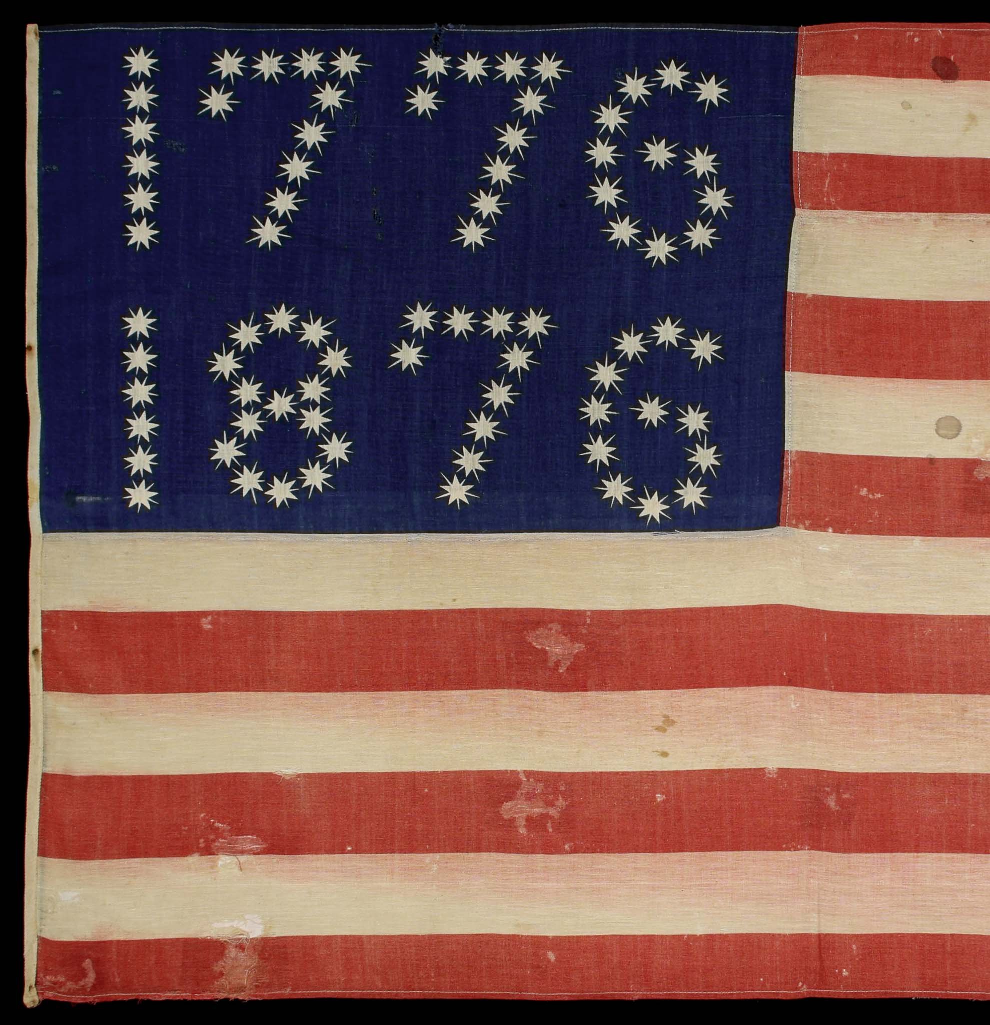Antique 1776–1876 American Centennial Flag | Extraordinary Numeric